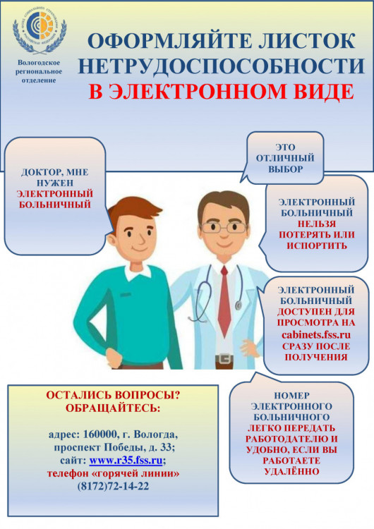 Номер телефона горячей линии по больничным листам. Электронный больничный лист. Памятка электронный больничный лист. Оформление электронного листка нетрудоспособности. Информация по больничным листам для сотрудников.